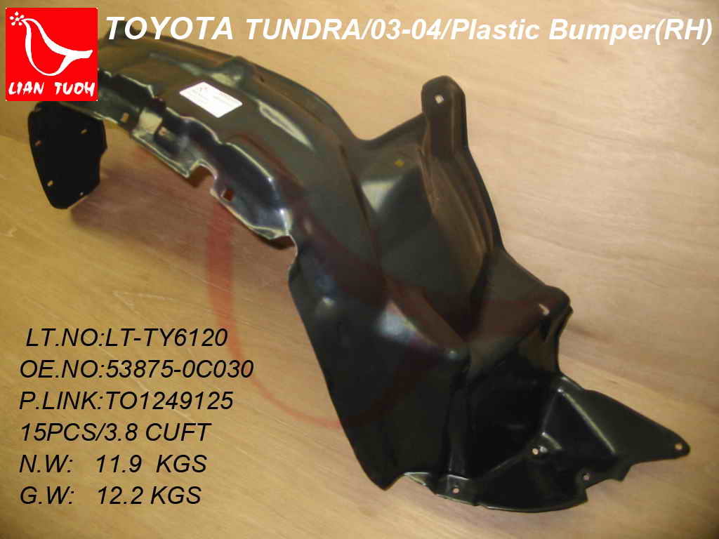 TUNDRA 03-06 Right Front FENDER LINER With Cover Bumper