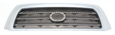TUNDRA 07-09 Grille Gray With Chrome FRAME LMTD Without