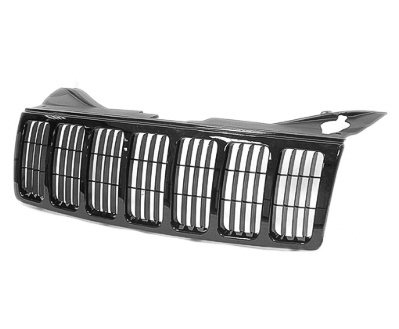 GD CHEROKEE 05-07 Grille Assembly Black With Black FRAME