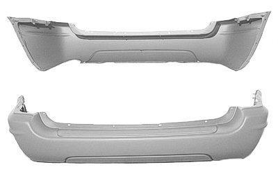 GD CHEROKEE 99-00 Rear Cover Without HITCH DK Gray