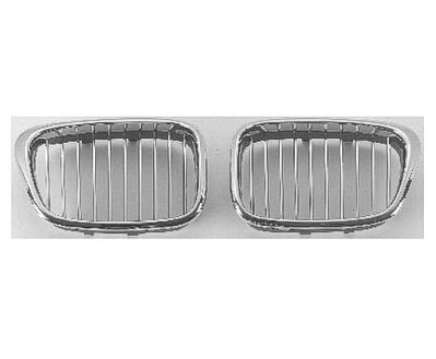 5SERIES 01-03 Left Grille ALL Chrome