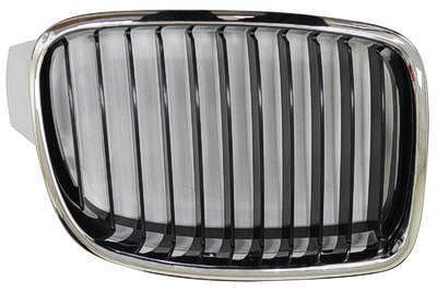 3SERS 12-14 Right Grille Sedan Gray,With Chrome Molding ST