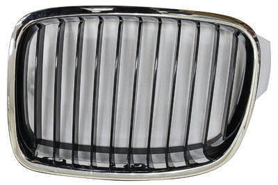 3SERS 12-14 Left Grille Sedan GARY,With Chrome Molding ST