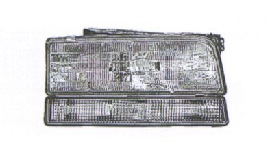 LE SABRE 93-96 Right Headlight Assembly (Without Black) =P5011