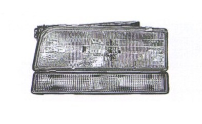 LE SABRE 93-96 Left Headlight Assembly (Without Black) =P5012