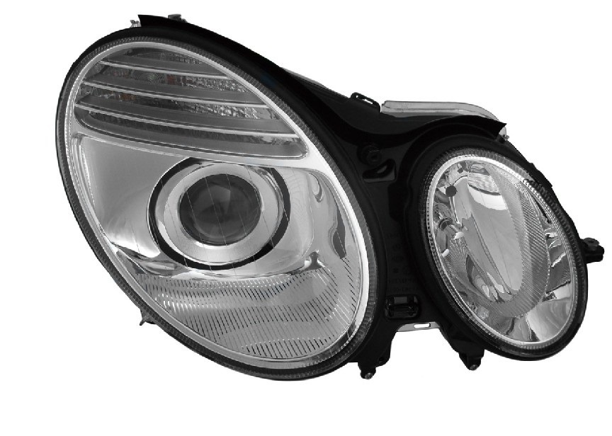E CLASS 07-09 Left Headlight Assembly (HID) Without AFS With MT