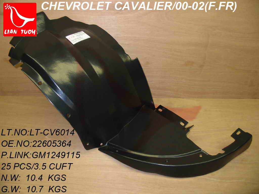 CAVALIER 00-02 Right Front SECTION FENDER LINER