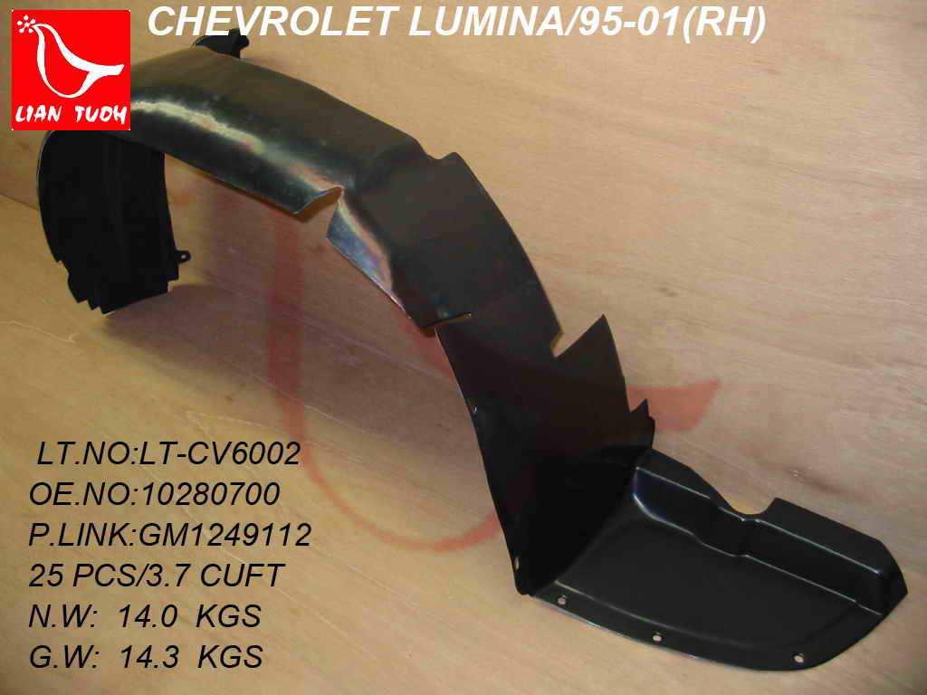 LUMINA 95-01 Right FENDER LINER Sedan =M CARLO