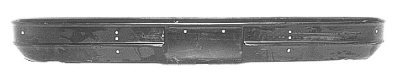 CHEVY VAN 92-95 Front Bumper Black Without PAD HOLE