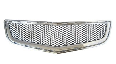 TRAVERSE 09-12 Front LOWER Bumper Grille Black With Chrome