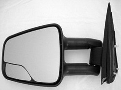 SILVER/SIER HD 99-06 Right Mirror MANUAL TELESCOPIC