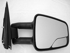 SILVER/SIER HD 99-06 Left Mirror MANUAL TELESCOPIC