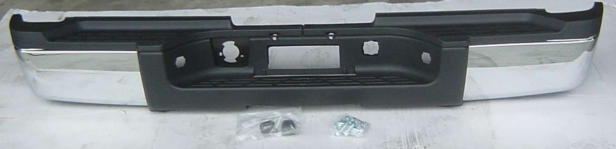 SILV/SIER HD 07-10 Rear Assembly Chrome With DULLY Without SE