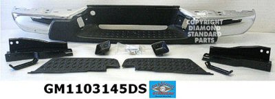 COLORADO/CANYON 04-13 Rear FACE BAR Chrome Without XTR