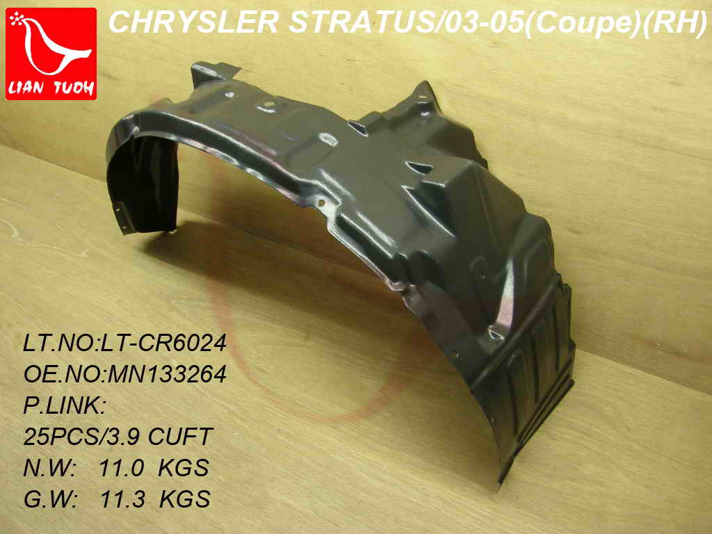 STRATUS 03-05 Right FENDER LINER ( Coupe )