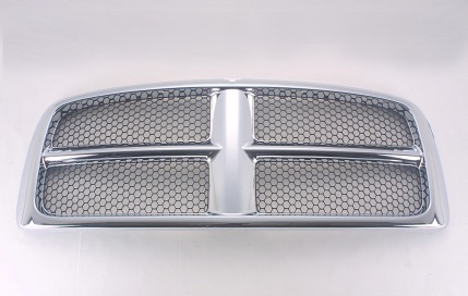 DG PU 02-05 Grille Assembly Chrome FRAME With Black INSER