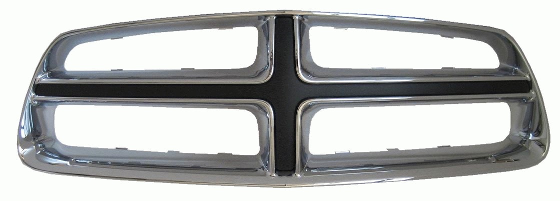 CHARGER 11-14 UPPER Grille Black With Chrome Without INSE