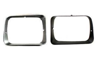 DG P/U 91-93 Right Headlight BEZEL Chrome SINGLE RECT