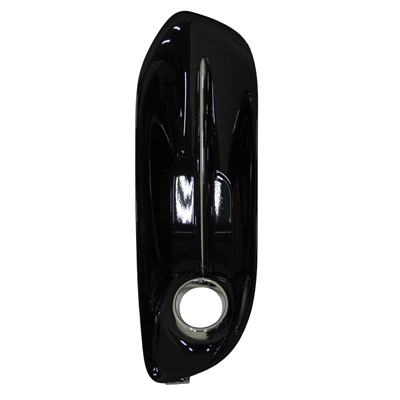 DART 13-16 Left FOG LAMP BEZEL Black With Chrome Molding