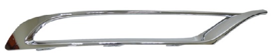 300 15-16 Right FOG LAMP BEZEL Chrome Without SRT-8