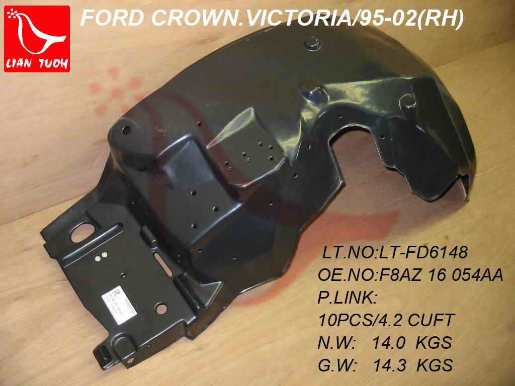 CROWN VIC 98-02=GD M 95-02 Right Front FENDER LINER