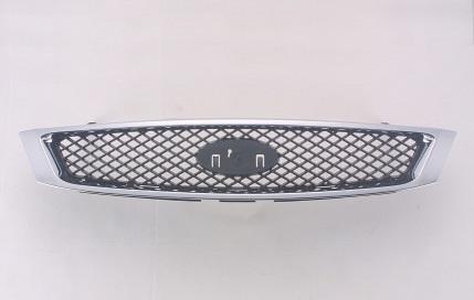 FOCUS 05-07 Grille Black With Chrome FRAME Without APPRAN