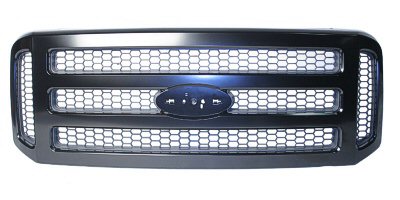 SUPER DUTY 05-05 Grille Black With Black SMOOTH