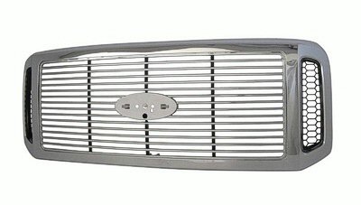 SUPER DUTY 05-07 Grille Chrome With Chrome BILLET TYPE