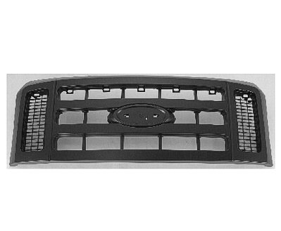 SUPER DUTY 08-10 Grille XL TEX Black Without LOGO