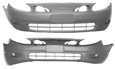 ESCORT ZX2 98-02 Front Cover (Without FOG LAMP) Prime
