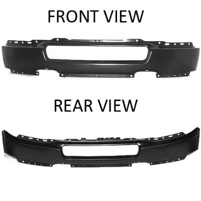 FD P/U 04-05 Front Bumper Black Without FOG TO 08/8/05