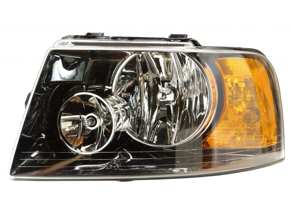 EXPEDITION 03-06 Left Headlight Assembly With Black HOUSING