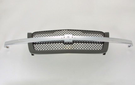 SILVERADO 03-06 Grille Chrome With TEX Gray FRAME