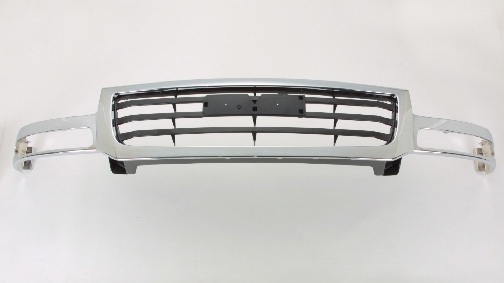 SIERRA PU 03-06 Grille Black With Chrome Frame Exclude HD