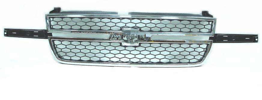 SILVERADO CLASSIC/SS 06-07 Grille Chrome/GRY=174