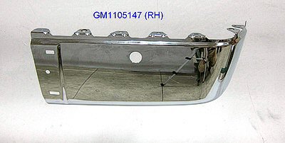 SILVER/SIER 07-13 Right Rear Bumper END Chrome With SensorS