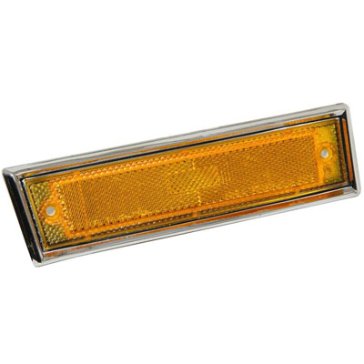 C10/SUB 81-87 Right SIDE/MARKER LAMP With Chrome TRIM