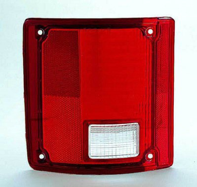 CHEVY 73-87 Right TAIL LAMP LENS With Chrome TRIM =SUB