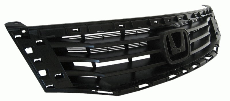ACCORD 08-10 Grille Sedan Black Without Molding