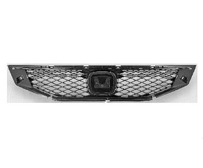 ACCORD 08-10 Grille Coupe Gray/Black