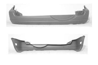 CRV 97-01 Rear Cover TEXTURE Gray With SIDE LAMP H