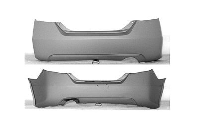 CIVIC 06-11 Rear Cover Coupe CAPA