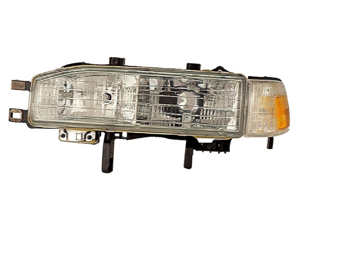 ACCORD 90-91 Left Headlight Assembly With SIDEMARKER LAMP