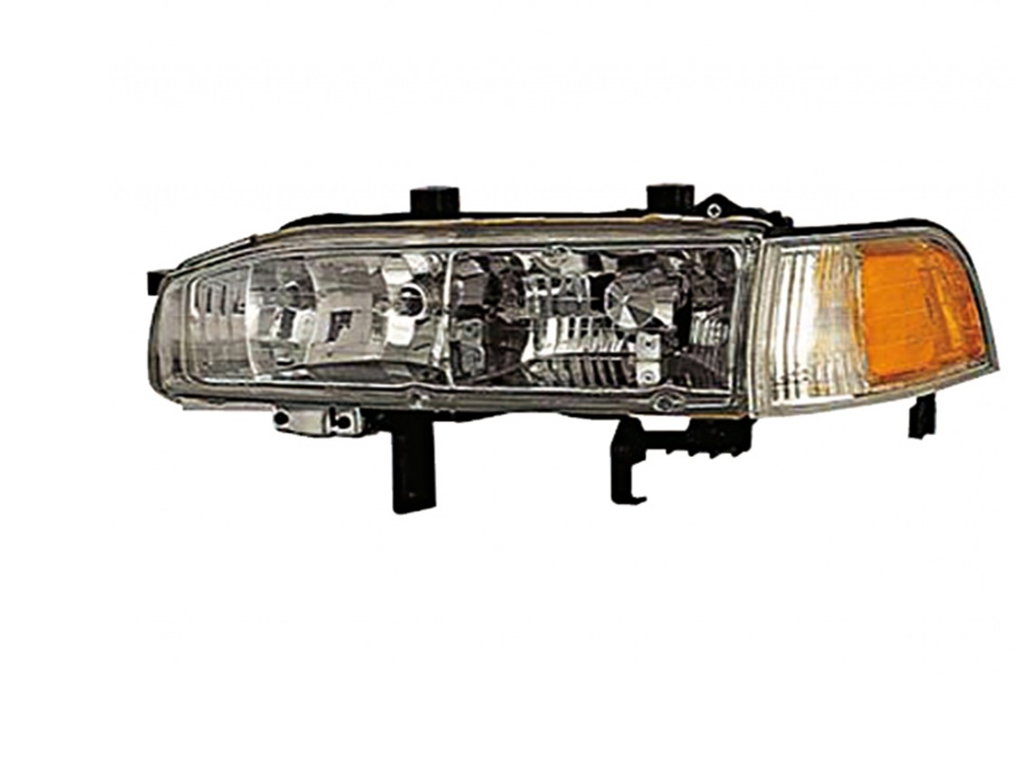 ACCORD 92-93 Left Headlight Assembly With SIDEMARKER LAMP