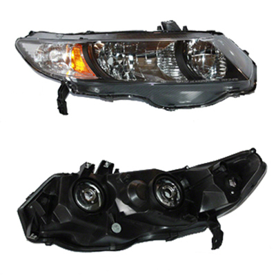 CIVIC 09-11 Right Headlight Assembly Coupe With CLEAR SIGNAL CA
