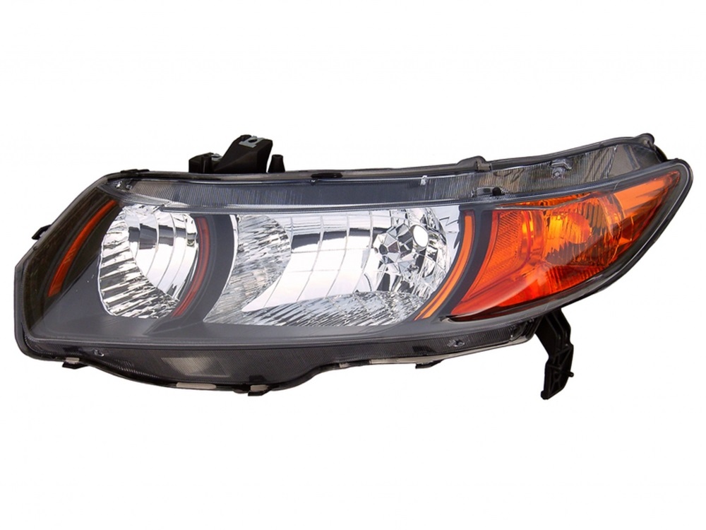CIVIC 06-09 Left Headlight Assembly Coupe SI 2 0LT With AMBER