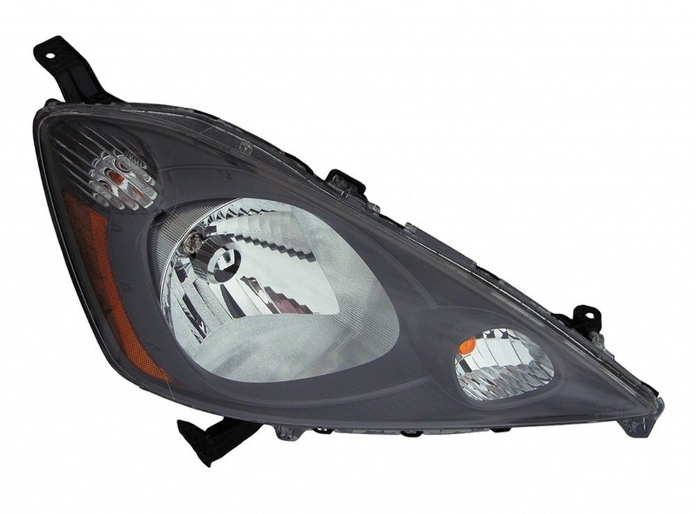 FIT 09-14 Right Headlight Assembly Black INSIDE BASE/DX/LX H