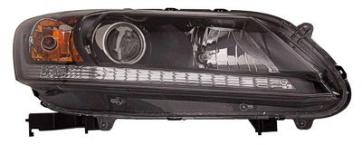 ACCORD 13-15 Left Headlight Assembly Sedan 4 CylinderL With BULB TYPE