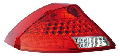 ACCORD Coupe 06-07 Left TAIL LAMP Assembly With Black TRIM