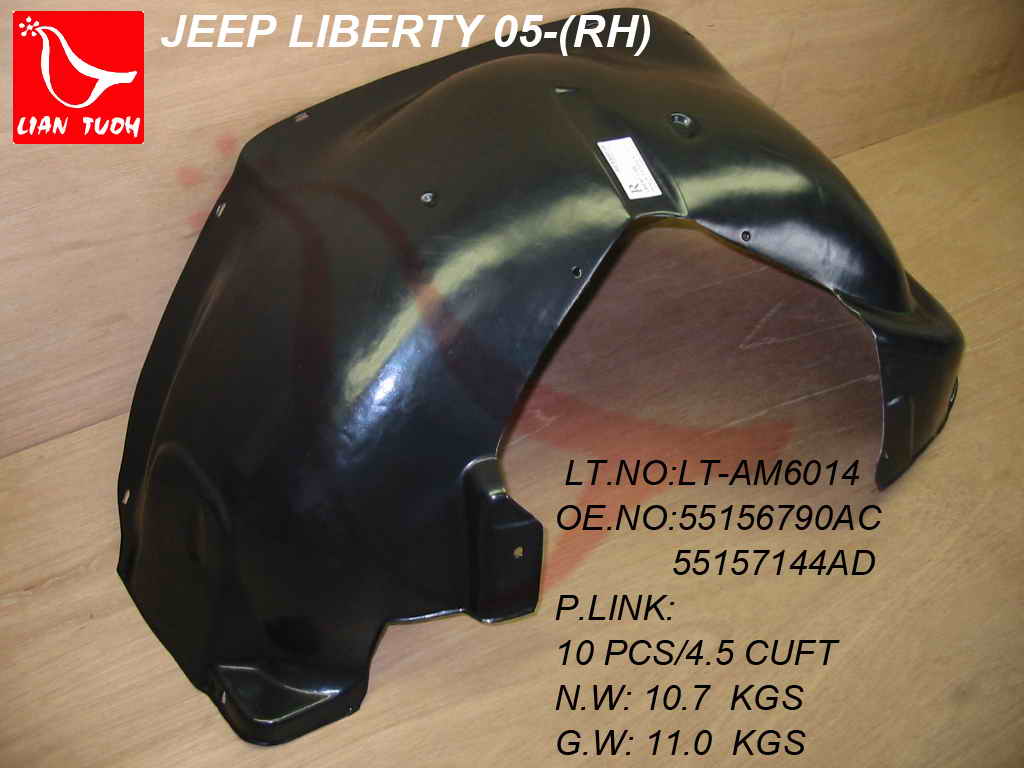 LIBERTY 05-07 Right FENDER LINER GAS ENG